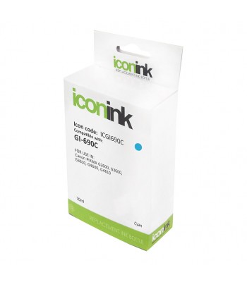 Icon Compatible Canon GI690 Cyan Ink Bottle